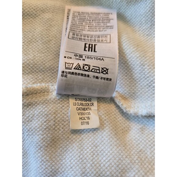 GAP Colorblock Crew Neck Sweatshirt Raglan Sleeve - Picture 7 of 8